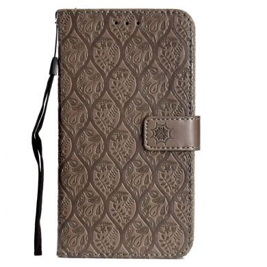 Чохол UniCase Leaf Wallet для Samsung Galaxy J4 2018 (J400), Grey