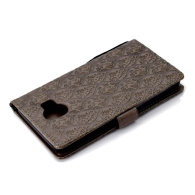 Чохол UniCase Leaf Wallet для Samsung Galaxy J4 2018 (J400), Grey