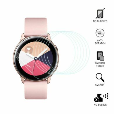 Комплект защитных стёкол Deexe Crystal для Samsung Watch Active