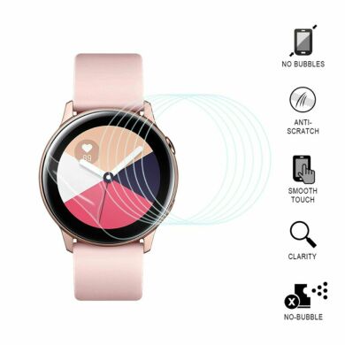 Комплект защитных стекол Deexe Crystal для Samsung Watch Active