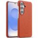 Шкіряний чохол MELKCO Leather Case для Samsung Galaxy S26 Plus (S947) - Orange