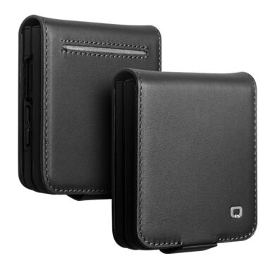 Шкіряний чохол QIALINO Wallet Case (FF) для Samsung Galaxy Flip 8 - Black