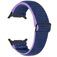 Ремешок Deexe Knitted Strap для Samsung Galaxy Watch Ultra (2025) - Purple / Blue