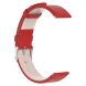 Ремінець Deexe Leather Strap для Samsung Galaxy Watch 42mm / Watch 3 41mm - Red
