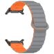 Ремешок Deexe Magnetic Strap для Samsung Galaxy Watch Ultra (47mm) - Grey / Orange. Фото 3 из 7