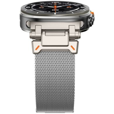 Ремешок Deexe Milanese Design для Samsung Galaxy Watch Ultra (47mm) - Silver