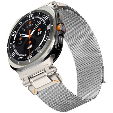 Ремешок Deexe Milanese Design для Samsung Galaxy Watch Ultra (47mm) - Silver