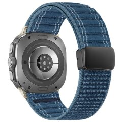 Ремінець Deexe Nylon Strap для Samsung Galaxy Watch Ultra (47mm) / Ultra (2025) - Sapphire