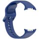 Ремешок Deexe Silicone Band для Samsung Galaxy Watch 8 (40/44mm) / 8 Classic - Blue. Фото 4 из 7