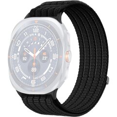 Ремешок Deexe Soft Weave для Samsung Galaxy Watch Ultra (47mm) / Ultra (2025) - Black