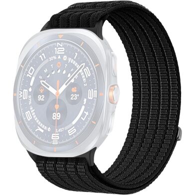 Ремешок Deexe Soft Weave для Samsung Galaxy Watch Ultra (47mm) / Ultra (2025) - Black