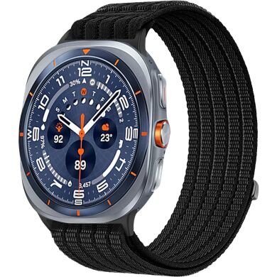 Ремешок Deexe Soft Weave для Samsung Galaxy Watch Ultra (47mm) / Ultra (2025) - Black