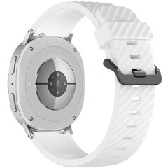 Ремешок KALEBOL Tire Pattern для Samsung Galaxy Watch 8 (40/44mm) / 8 Classic - White