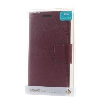 Чехол MERCURY Bravo Diary для Samsung Galaxy A5 2016 (A510) - Wine Red
