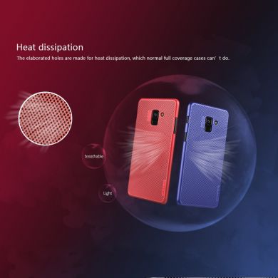Пластиковий чохол NILLKIN Air Series для Samsung Galaxy A8+ 2018 (A730), Червоний