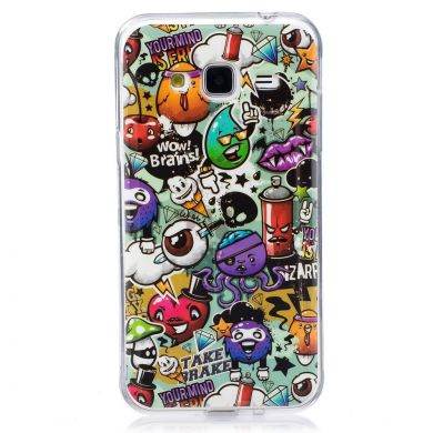 Силиконовый (TPU) чехол Deexe LumiCase для Samsung Galaxy J3 2016 (J320) - Regetta