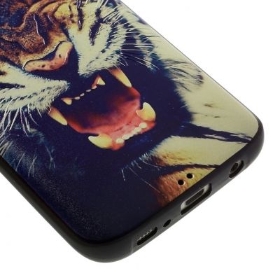 Силиконовый чехол UniCase Color для Samsung Galaxy S7 (G930) - Angry Tiger