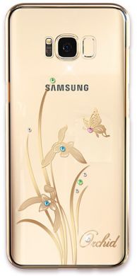 Пластиковый чехол KINGXBAR Diamond Series для Samsung Galaxy S8 Plus (G955) - Butterfly in Flowers