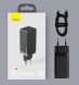 Сетевое зарядное устройство Baseus GaN2 Pro Quick Charger (65W) + кабель Type-C (CCGAN2P-B01) - Black. Фото 6 из 26