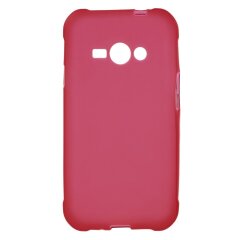 Силиконовая накладка Deexe Soft Case для Samsung Galaxy J1 Ace (J110) - Red