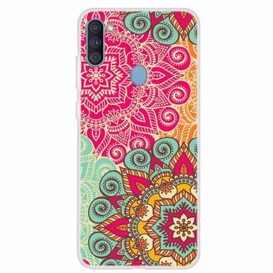 Силіконовий (TPU) чохол Deexe Life Style для Samsung Galaxy A11 (A115) - Colorized Flower