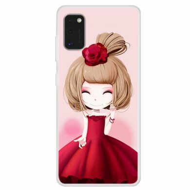 Силіконовий (TPU) чохол Deexe Life Style для Samsung Galaxy A41 (A415) - Beautiful Girl