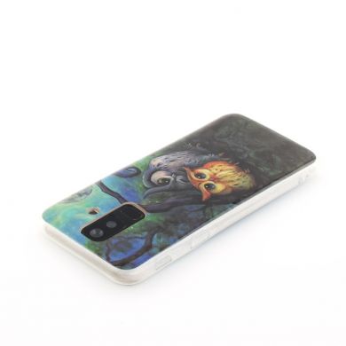 Силиконовый (TPU) чехол Deexe Life Style для Samsung Galaxy A6+ 2018 (A605) - Two Owls on Branch