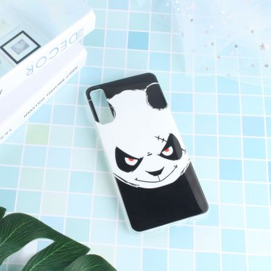 Силиконовый (TPU) чехол Deexe Life Style для Samsung Galaxy A7 2018 (A750) - Angry Panda