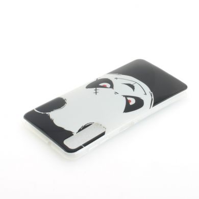 Силиконовый (TPU) чехол Deexe Life Style для Samsung Galaxy A7 2018 (A750) - Angry Panda