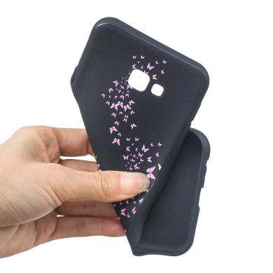 Силіконовий (TPU) чохол Deexe Life Style для Samsung Galaxy J4+ (J415) - Flowered Girl and Butterfly