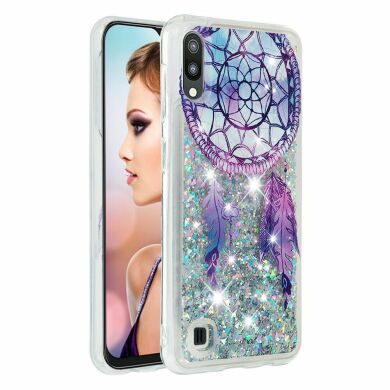 Силіконовий (TPU) чохол Deexe Liquid Glitter для Samsung Galaxy A10 (A105) - Dream Catcher