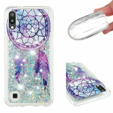 Силіконовий (TPU) чохол Deexe Liquid Glitter для Samsung Galaxy A10 (A105) - Dream Catcher