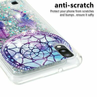 Силіконовий (TPU) чохол Deexe Liquid Glitter для Samsung Galaxy A10 (A105) - Dream Catcher