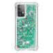 Силіконовий (TPU) чохол Deexe Liquid Glitter для Samsung Galaxy A52 (A525) / A52s (A528) - Green