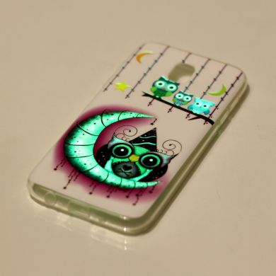 Силиконовый (TPU) чехол Deexe LumiCase для Samsung Galaxy J5 2017 (J530) - Owl's Family
