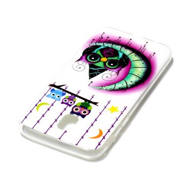 Силиконовый (TPU) чехол Deexe LumiCase для Samsung Galaxy J5 2017 (J530) - Owl's Family