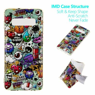 Силиконовый (TPU) чехол Deexe LumiCase для Samsung Galaxy S10 Plus (G975) - Wow, Brains