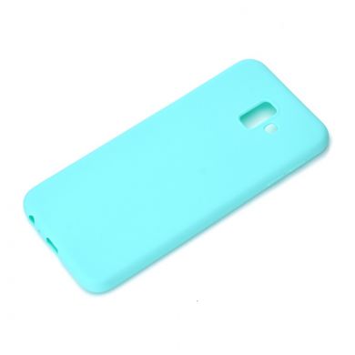 Силіконовий (TPU) чохол Deexe Matte Case для Samsung Galaxy J6+ (J610) - Cyan