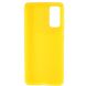 Силиконовый (TPU) чехол Deexe Matte Case для Samsung Galaxy S20 FE (G780) - Yellow. Фото 3 из 6