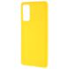 Силиконовый (TPU) чехол Deexe Matte Case для Samsung Galaxy S20 FE (G780) - Yellow. Фото 2 из 6
