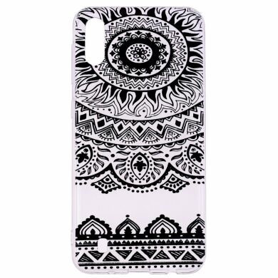 Силіконовий (TPU) чохол Deexe Pretty Glossy для Samsung Galaxy A10 (A105) - Black Mandala