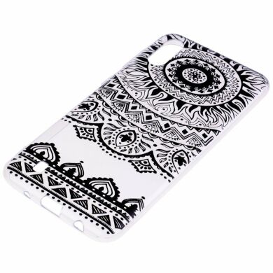 Силіконовий (TPU) чохол Deexe Pretty Glossy для Samsung Galaxy A10 (A105) - Black Mandala