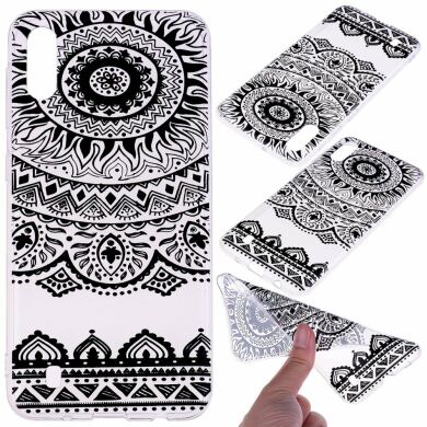 Силіконовий (TPU) чохол Deexe Pretty Glossy для Samsung Galaxy A10 (A105) - Black Mandala