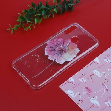 Силіконовий (TPU) чохол Deexe Pretty Glossy для Samsung Galaxy A30 (A305), Beautiful Flower