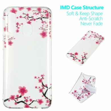 Силіконовий (TPU) чохол Deexe Pretty Glossy для Samsung Galaxy A40 (А405) - Wintersweet