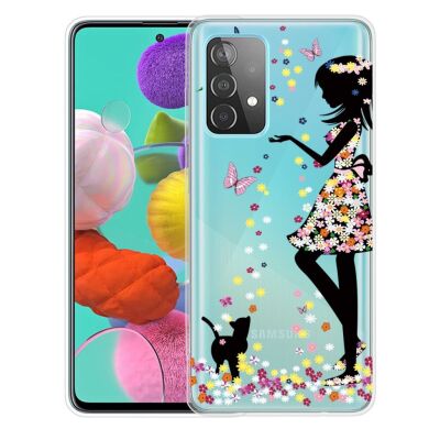 Силиконовый (TPU) чехол Deexe Pretty Glossy для Samsung Galaxy A72 (А725) - Girl