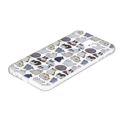 Силіконовий (TPU) чохол Deexe Pretty Glossy для Samsung Galaxy J6+ (J610), Cats