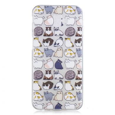 Силіконовий (TPU) чохол Deexe Pretty Glossy для Samsung Galaxy J6+ (J610), Cats