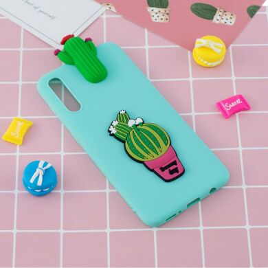 Силіконовий (TPU) чохол UniCase 3D Cartoon Pattern для Samsung Galaxy A50 (A505) / A30s (A307) / A50s (A507) - Cactus