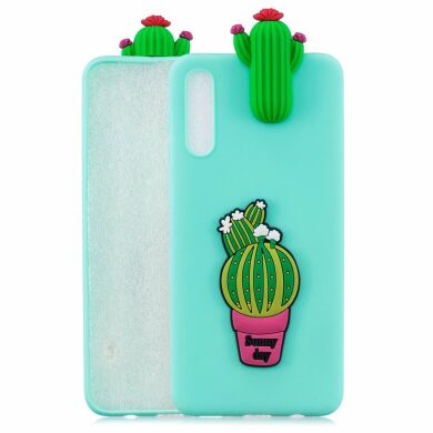 Силіконовий (TPU) чохол UniCase 3D Cartoon Pattern для Samsung Galaxy A50 (A505) / A30s (A307) / A50s (A507) - Cactus